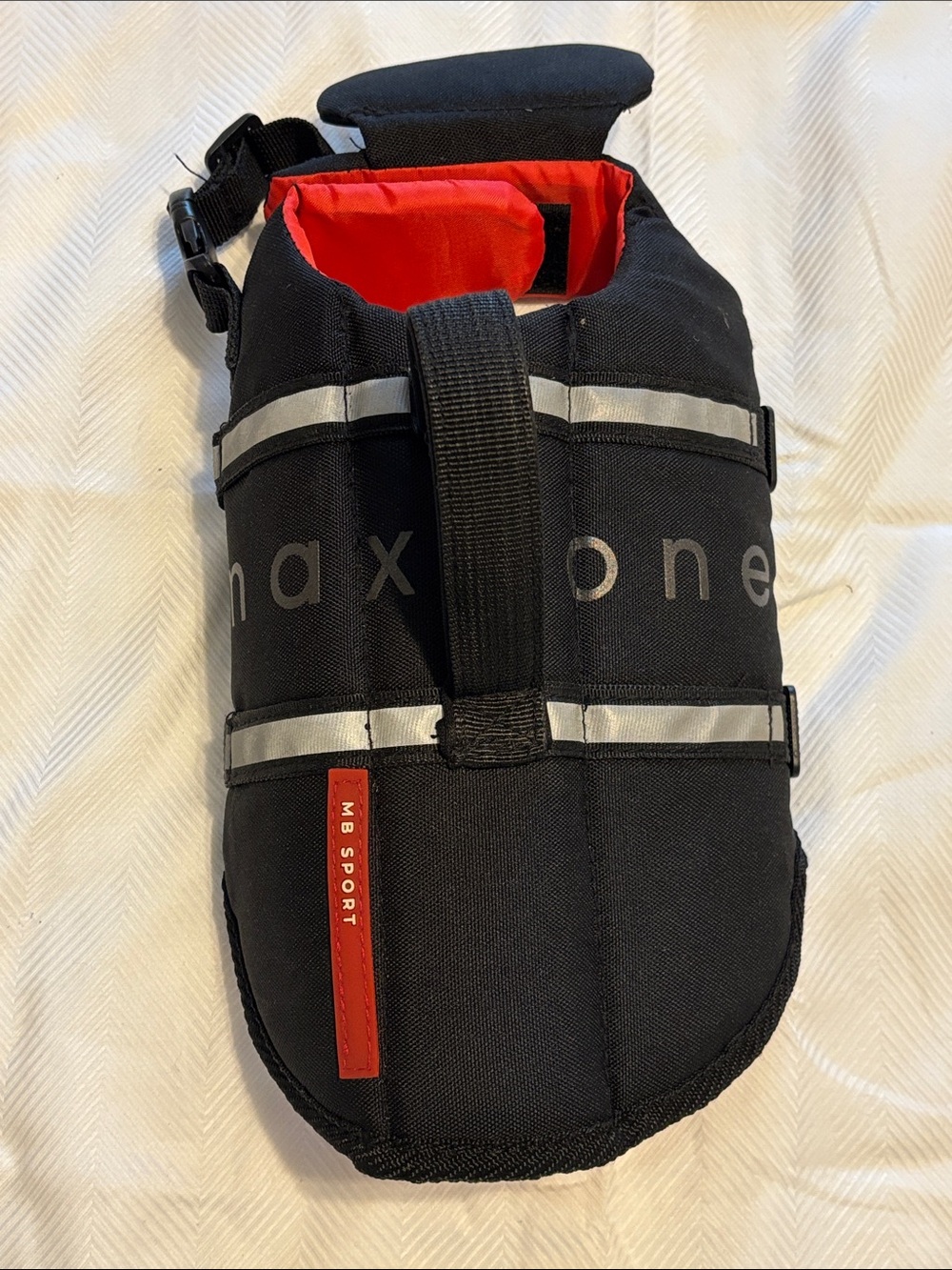 Maxbone Black Life Jacket Dogs High Quality Floating Life Vest Sz Small